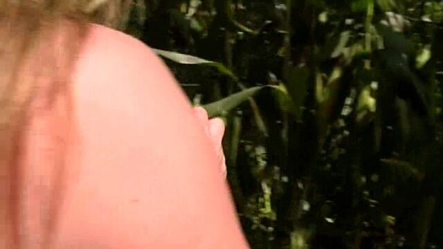 MegaScat - Anastasia - Scat Eating In A Cornfield Scat Porn